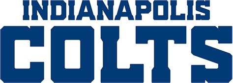 Indianapolis Colts Logo - Wordmark Logo - National Football League (NFL ...