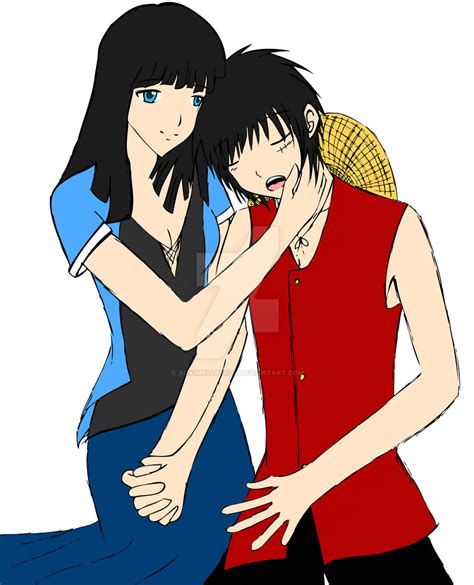 Robin x Luffy Colored by xox1melly1xox on DeviantArt