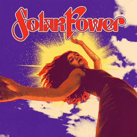 I made an alternate album cover for Solar Power using the Tour poster ...