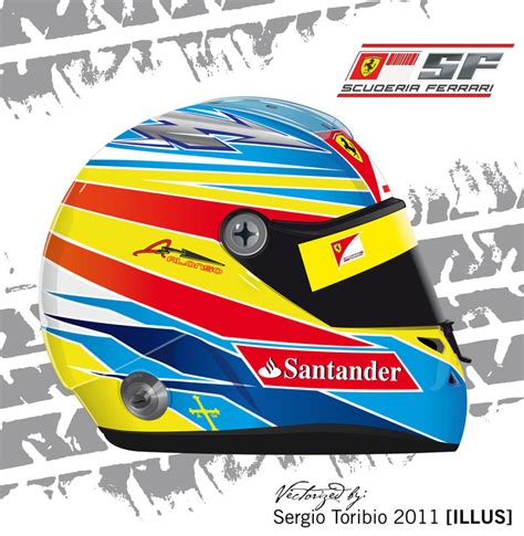 FERNANDO ALONSO HELMET by sergiotoribio on DeviantArt