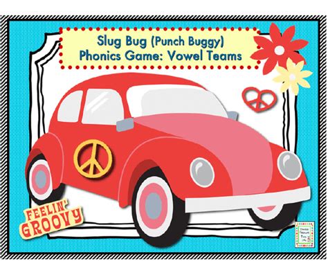 Vowel Teams: Slug Bug! Word Game | Vowel team, Teacher features ...