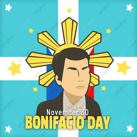 Bonifacio Day Bonifacio Day Blue And White Rectangular Cross Template ...