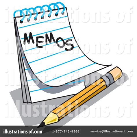 Memo Clipart #16126 - Illustration by Andy Nortnik