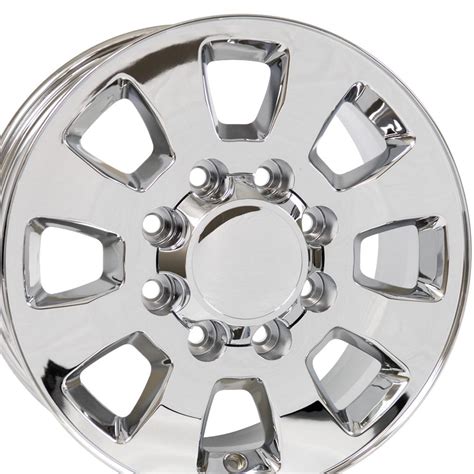 GMC Sierra Wheels - 8 Lug Truck Rims CV75A 18x8 Chrome - GMC Sierra Rims