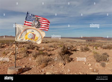 Navajo Nation Flag Stock Photo - Alamy