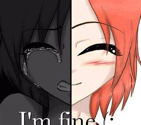 Sad Anime Girl Crying Alone