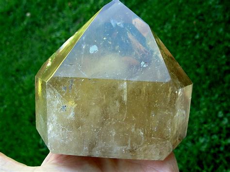 Beautiful Large Natural Citrine Crystal Point from Brazil - Spirit Rock ...