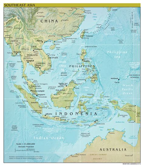 South Asia Political Map Southeast Asia Political Map Continent Maps ...