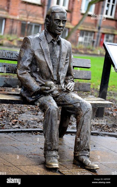 Alan Turing Statue, Manchester Stock Photo - Alamy