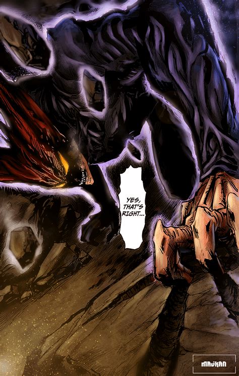 Colored my favorite panel of Garou from the latest chapter : r/OnePunchMan