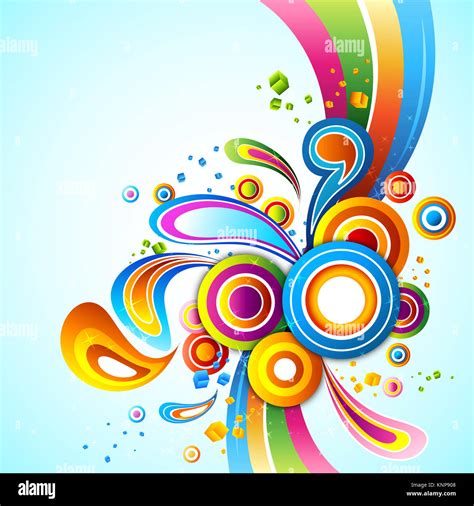 illustration of colorful abstract vector background Stock Photo - Alamy