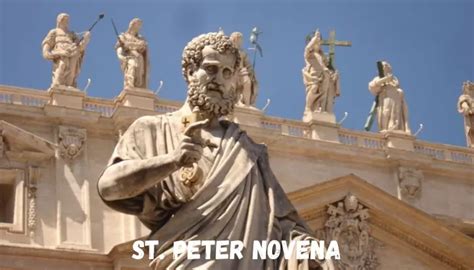 St. Peter Novena - Patron Saint of Fishermen, Net Makers, and Ship Builders