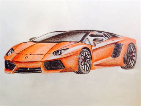 Lamborghini Car Drawing at GetDrawings | Free download