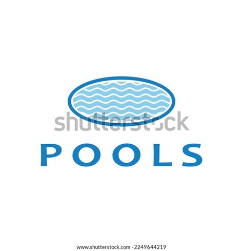 Pool Logo Design Creative Representation Aquatic Stock Vector (Royalty ...