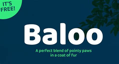 Baloo Font Free Download - Font XS