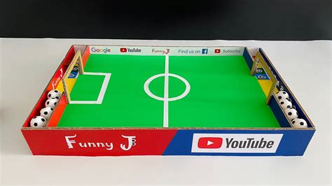 How to Make Football Game with cardboard - YouTube