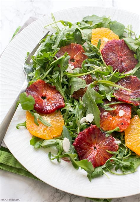 Blood Orange and Rocket Salad - The Petite Cook