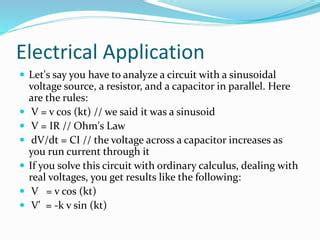 application of complex numbers | PPT