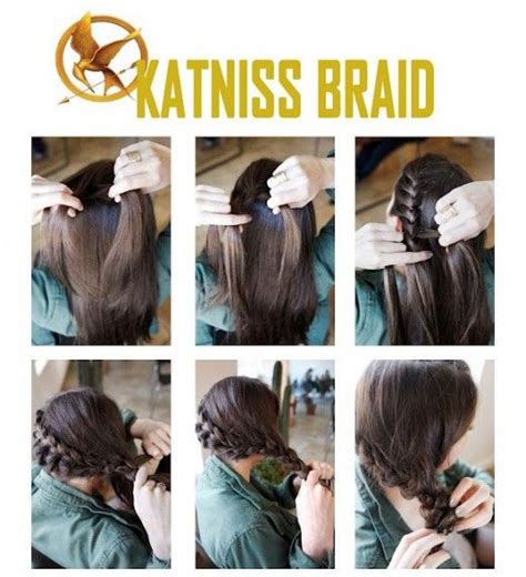 Katniss Everdeen Tutorial | Katniss braid, Hunger games hair, Katniss hair