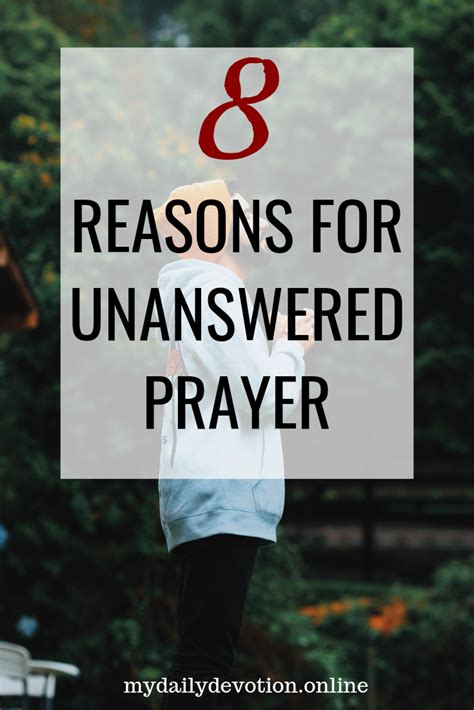 Does it seem like God isn't answering your prayers? Here are 8 possible ...