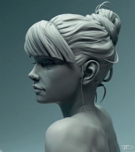 CG ART - Category: Character - Image: Girl Study - Portrait | Busto ...