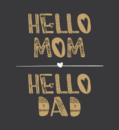 Hello mom. Motivational quotes. Sweet cute inspiration, typography ...