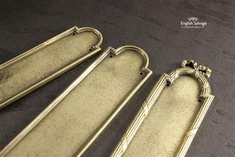 Reclaimed Brass Finger Plates