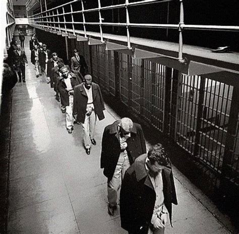 The Last prisoners leave Alcatraz, March 21, 1963. Alcatraz operated ...