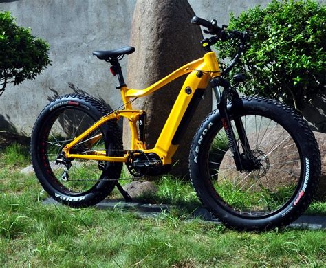 1000W Bafang MID Drive Bafang Ultra Ebike Full Suspension 26 48V ...