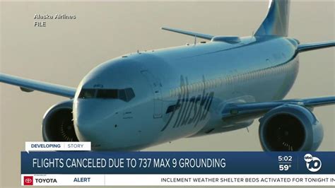 The grounding of Boeing 737 Max 9's leads to cancellations and delays