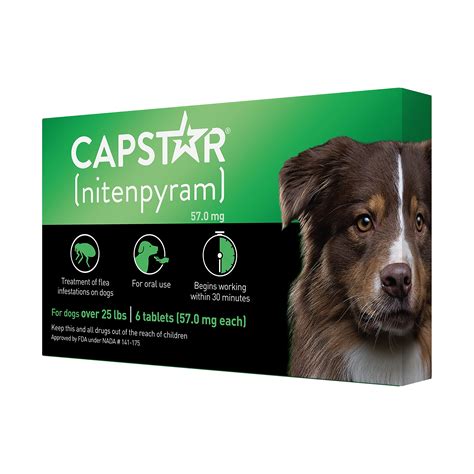 Buy CAPSTAR (nitenpyram) Oral Flea for Dogs, Fast Acting s Start ...