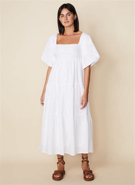 Casual Plain Cotton Women's Summer Dress | Snazzyway