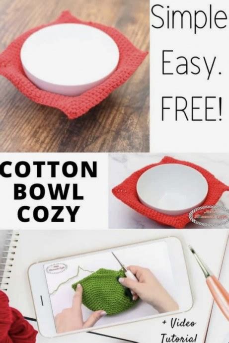 How To Crochet a Bowl Cozy – FREE CROCHET PATTERN — Craftorator