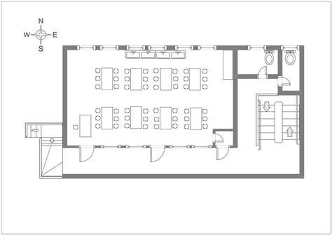 Reception Floor Plan | EdrawMax Templates