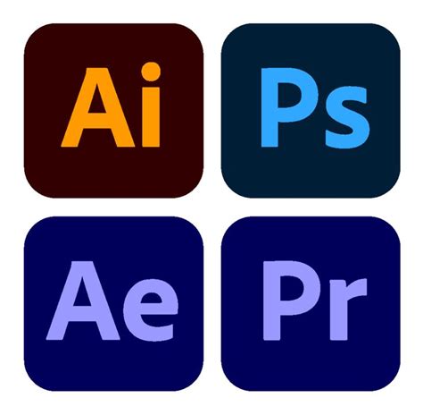 Illustrator Photoshop Premiere Pro After Effects Logos Vector Download ...