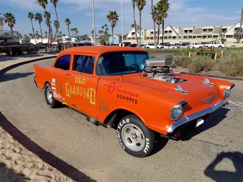 BangShift.com Old Granddad 1957 Chevrolet Gasser For Sale With Blown ...