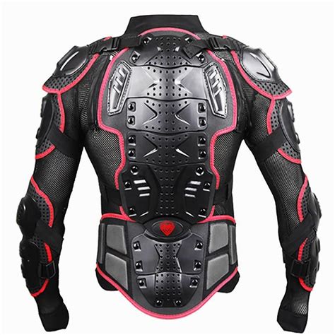 Body Armor Motorcycle Jacket (Black or Red) – Gate 212 | Motorcycle ...