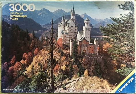 3000, Ravensburger, Neuschwanstein Castle - Rare Puzzles