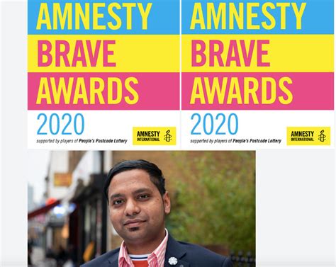 Special Mention in First Amnesty International Brave Award 2020,UK ...