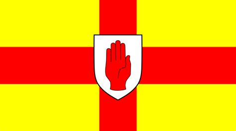 Red Hand of Ulster Irish Flag - Printed - Buy Online • Piggotts Flags