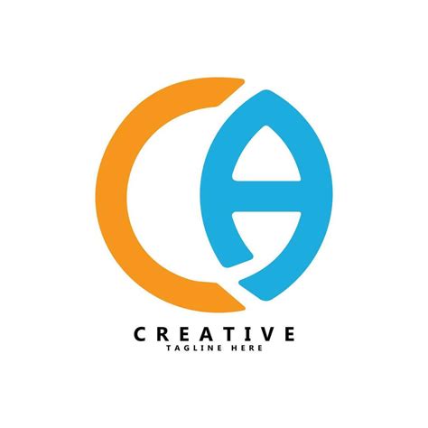 CA letter logo design 34748256 Vector Art at Vecteezy