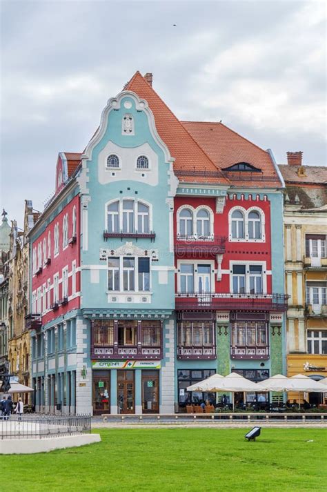 TIMISOARA, ROMANIA - 15 OCTOBER, 2016 Architectural Details on a ...