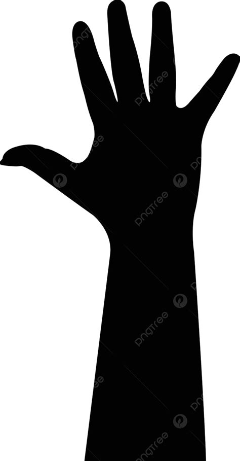 Lady Hand Silhouette Vector Finger Point Icon Vector, Finger, Point ...