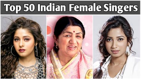 Top 50 Indian Female Singers (In 2021) || MUZIX - YouTube