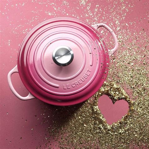 Limited-Edition Pink Ombré Cookware by Le Creuset U.K.