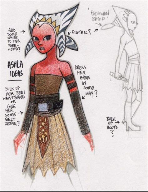 Ahsoka Tano Original Concept Art | Star wars artwork, Star wars concept ...