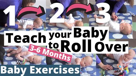 Teach your baby to Roll Over ★ Rolling over is an important milestone ...