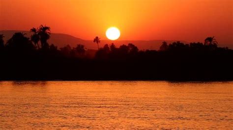 View Beautiful Sunset Nile River Cruise Stock Footage Video (100% ...