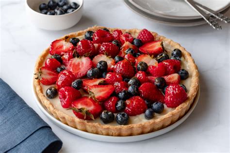 Vanilla Custard Fresh Fruit Tart Recipe