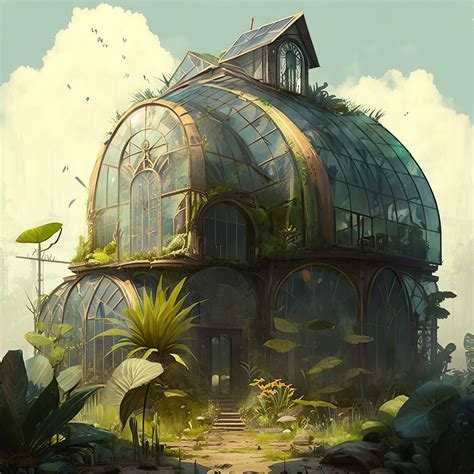 Solarpunk Digital Artwork Collection - Etsy